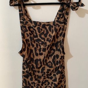 Leopard romper